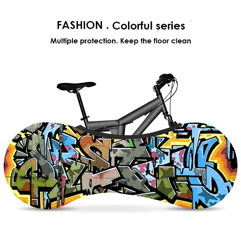 HSSEE New Bicycle Indoor Dust Cover Smooth Milk Shredded 26in MTB Protective Cover Elastic Road Bike Cover Cycling Accessories - Bike X Parts