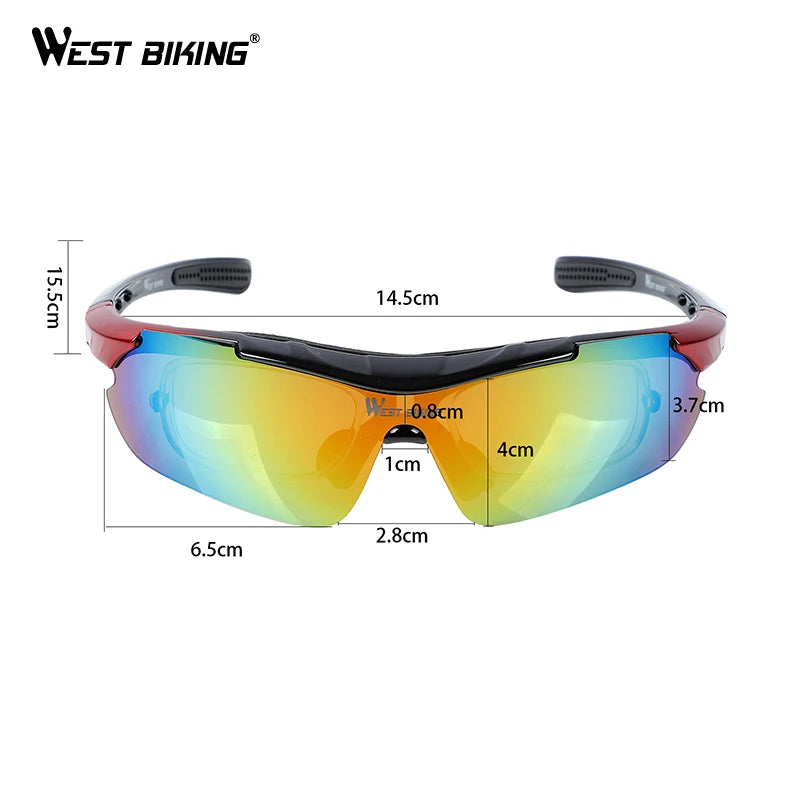 Polarisierte Fahrrad-Schutzbrille - Bike X Parts
