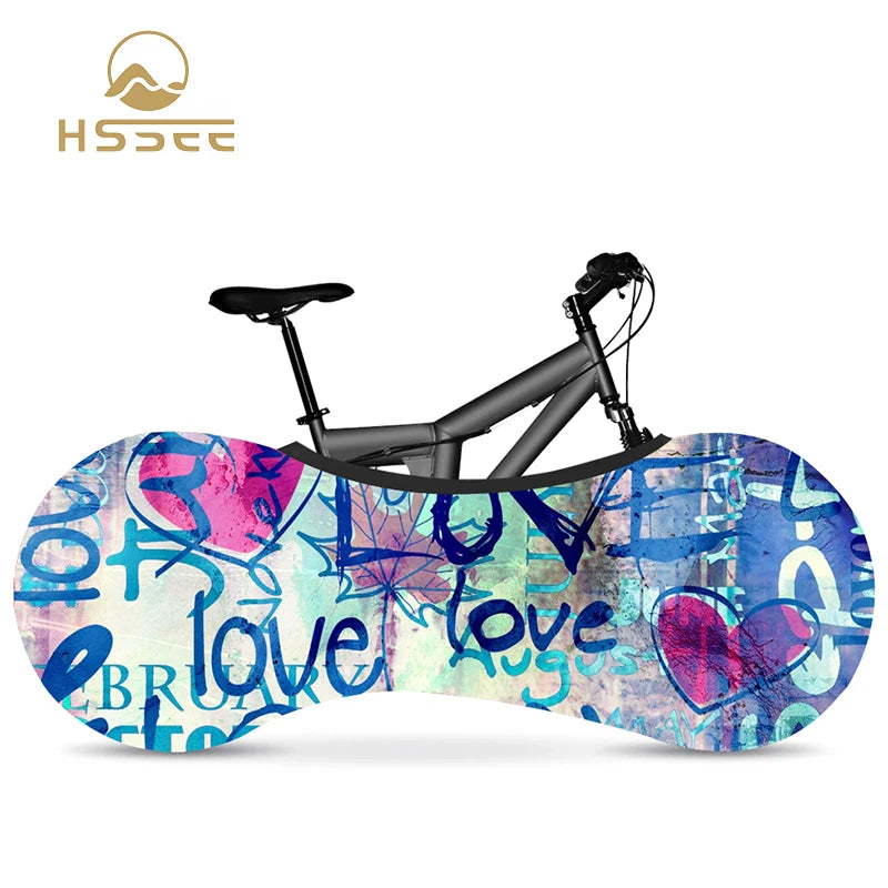 HSSEE New Bicycle Indoor Dust Cover Smooth Milk Shredded 26in MTB Protective Cover Elastic Road Bike Cover Cycling Accessories - Bike X Parts