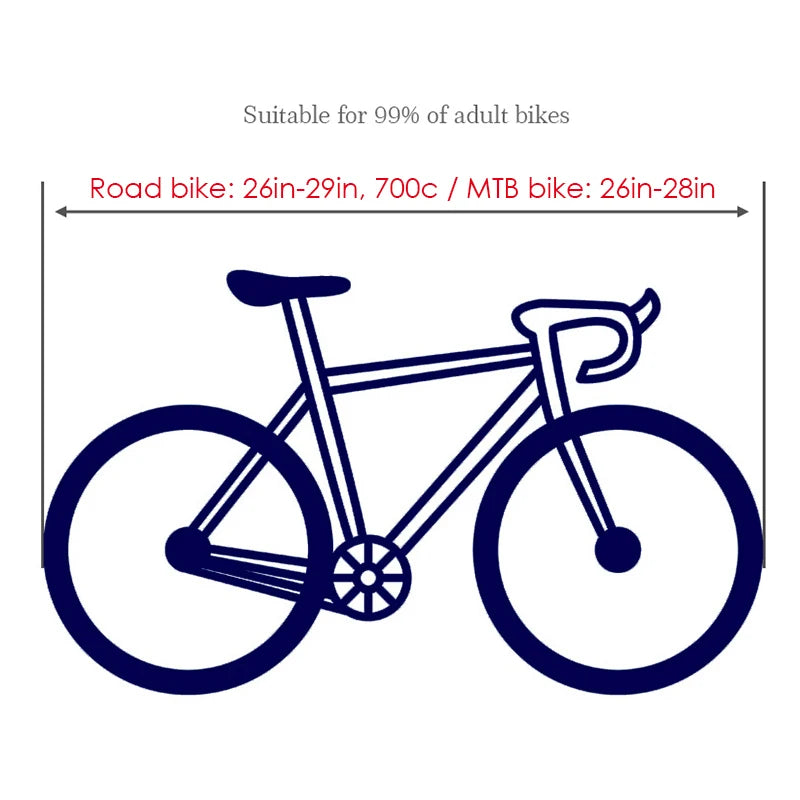 Fashionable Elastic Bike Cover Landscape Series Bike Indoor Dust Cover For 26"-29"/700C Road Bike Cycling Bicycle Accessories - Bike X Parts