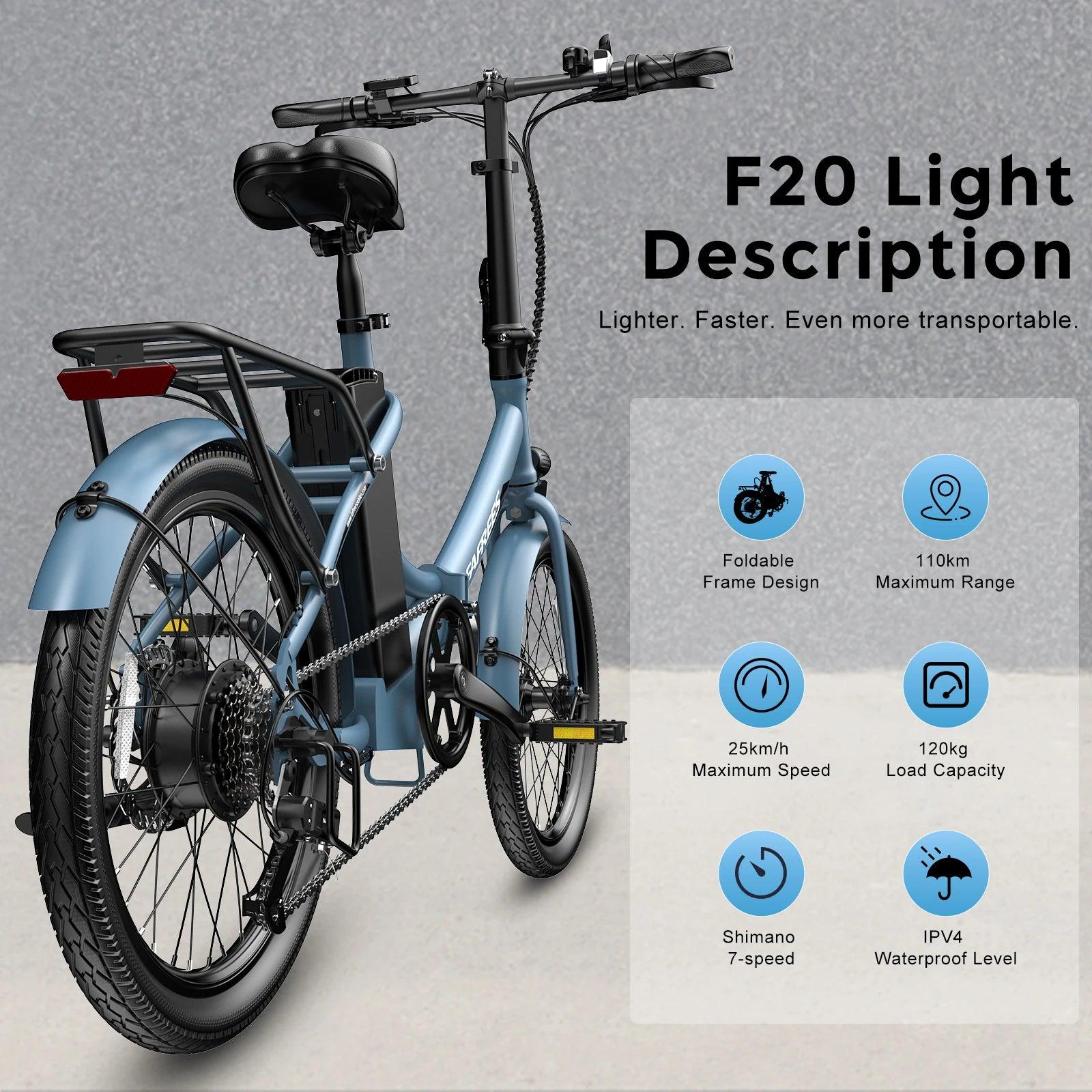Fafrees F20 Elektrofahrrad Klappbar, 36V 14,5AH - Bike X Parts
