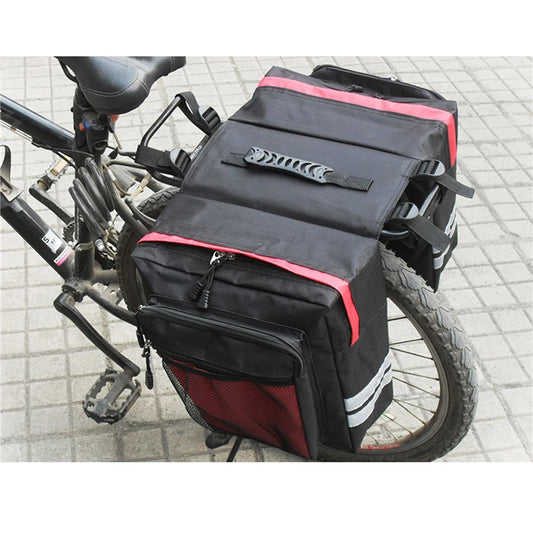 MTB Fahrrad träger Tasche Gepäckträger Fahrrad Kofferraum Tasche Gepäck tasche Rücksitz Doppelseite Fahrrad Fahrrad Fahrrad Tasche langlebige Reise