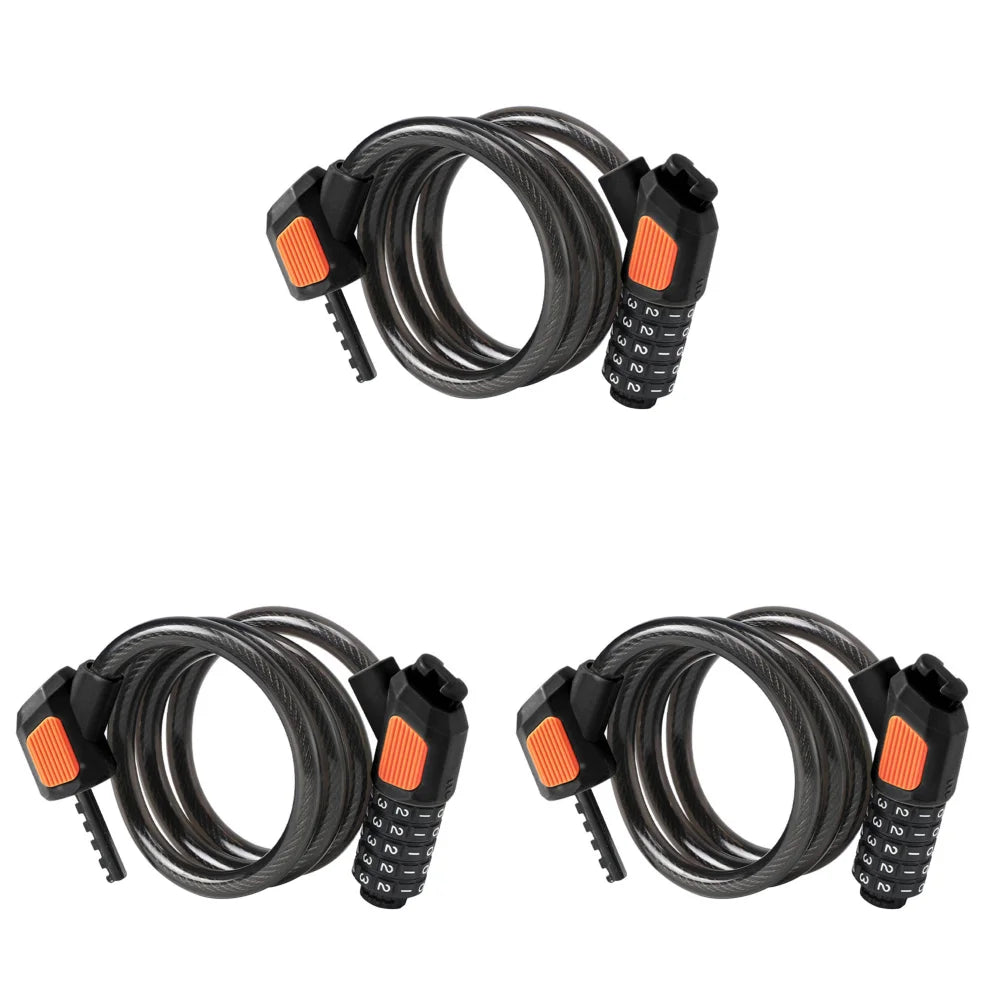 Universal Bicycle Lock Anti-Theft Bike Password Lock High Security Mountain Bike Safety Lock for Electric Bike Scooter