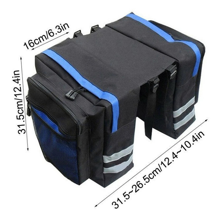 MTB Fahrrad träger Tasche Gepäckträger Fahrrad Kofferraum Tasche Gepäck tasche Rücksitz Doppelseite Fahrrad Fahrrad Fahrrad Tasche langlebige Reise