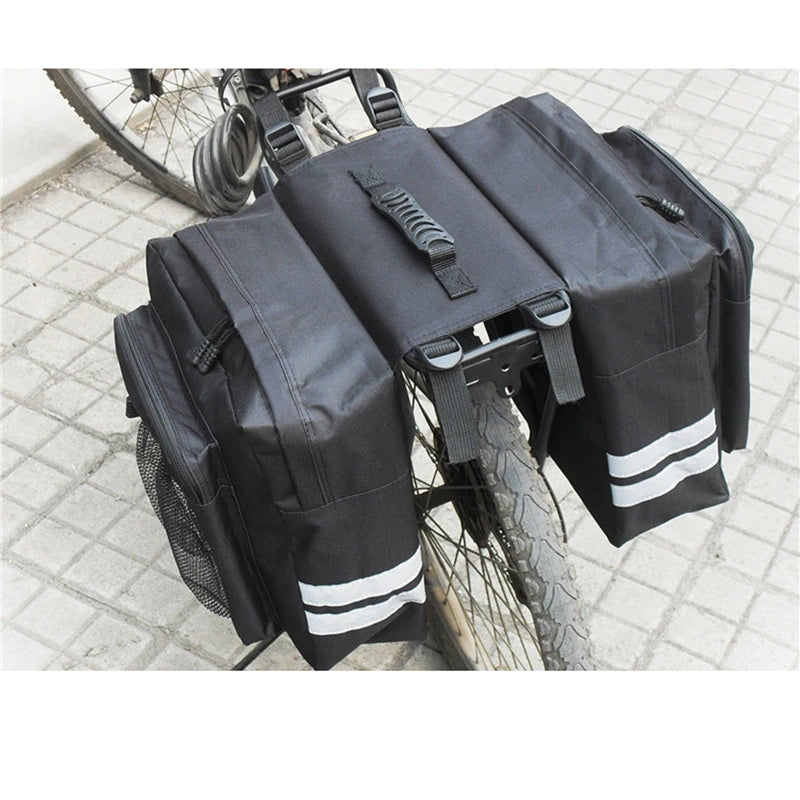 MTB Fahrrad träger Tasche Gepäckträger Fahrrad Kofferraum Tasche Gepäck tasche Rücksitz Doppelseite Fahrrad Fahrrad Fahrrad Tasche langlebige Reise