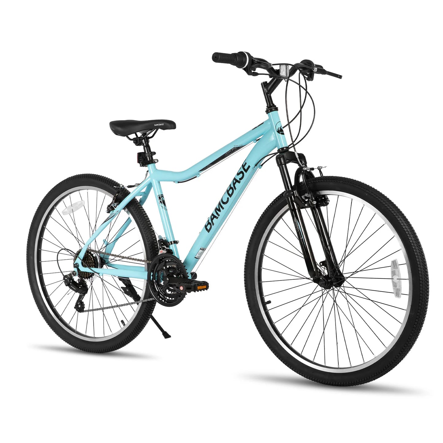 Hiland 26 Zoll Mountainbike, 21-Gang Stahlrahmen Erwachsenen