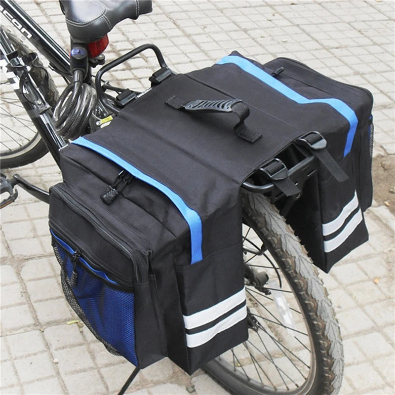 MTB Fahrrad träger Tasche Gepäckträger Fahrrad Kofferraum Tasche Gepäck tasche Rücksitz Doppelseite Fahrrad Fahrrad Fahrrad Tasche langlebige Reise